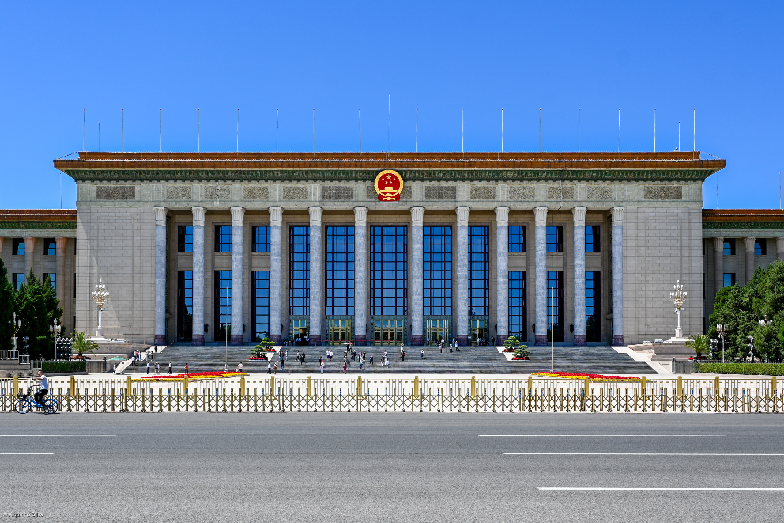 Neoclassical government building with columns
