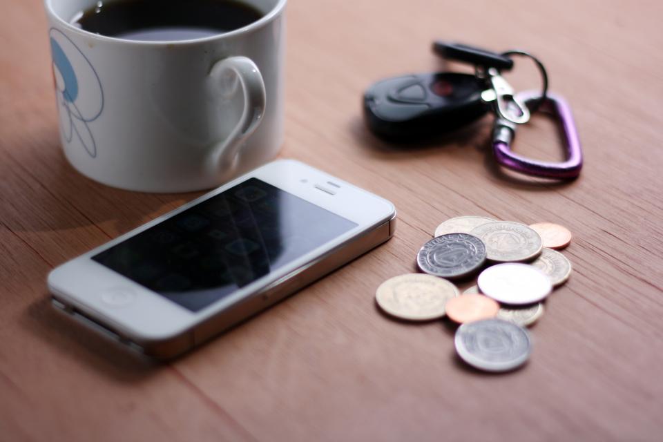 Stack of coins on a table, representing token supply and distribution